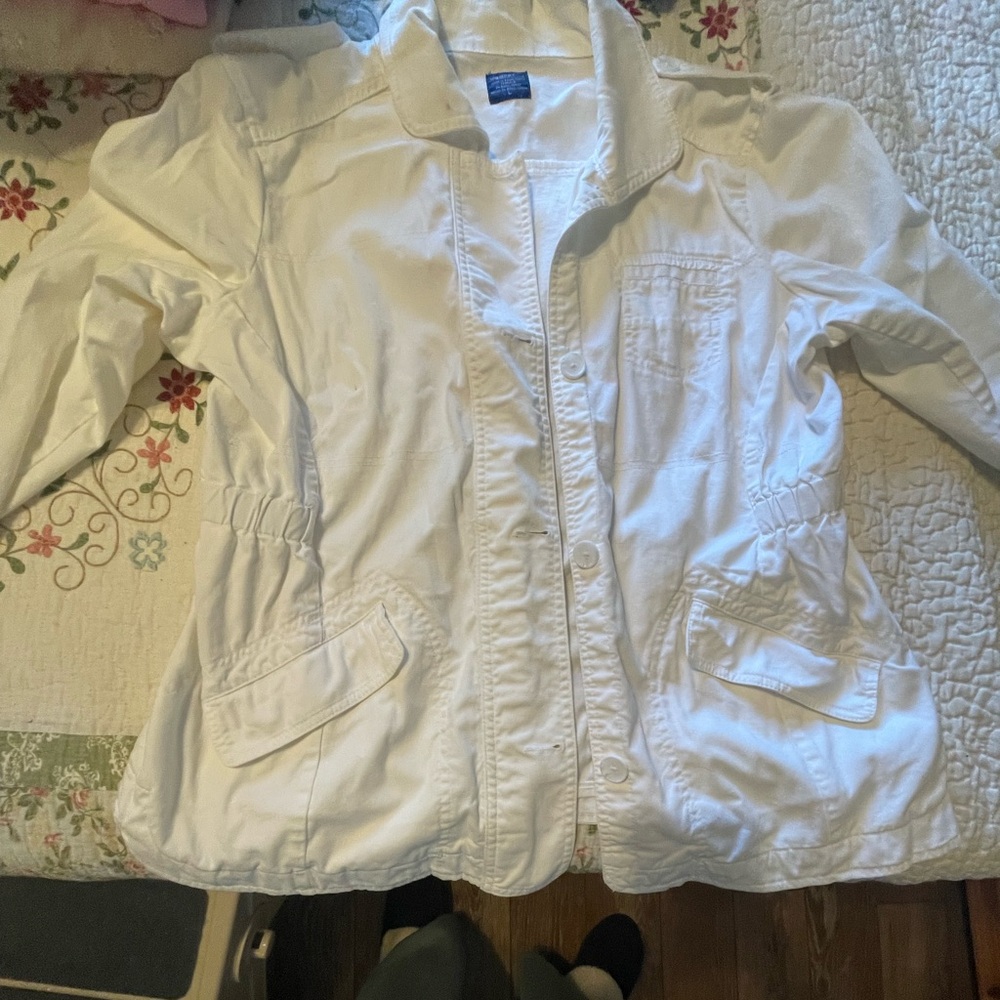 Casual white jacket